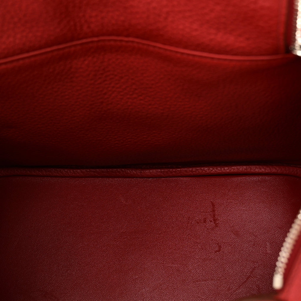Taurillon Clemence Lindy 30 Rouge Garance