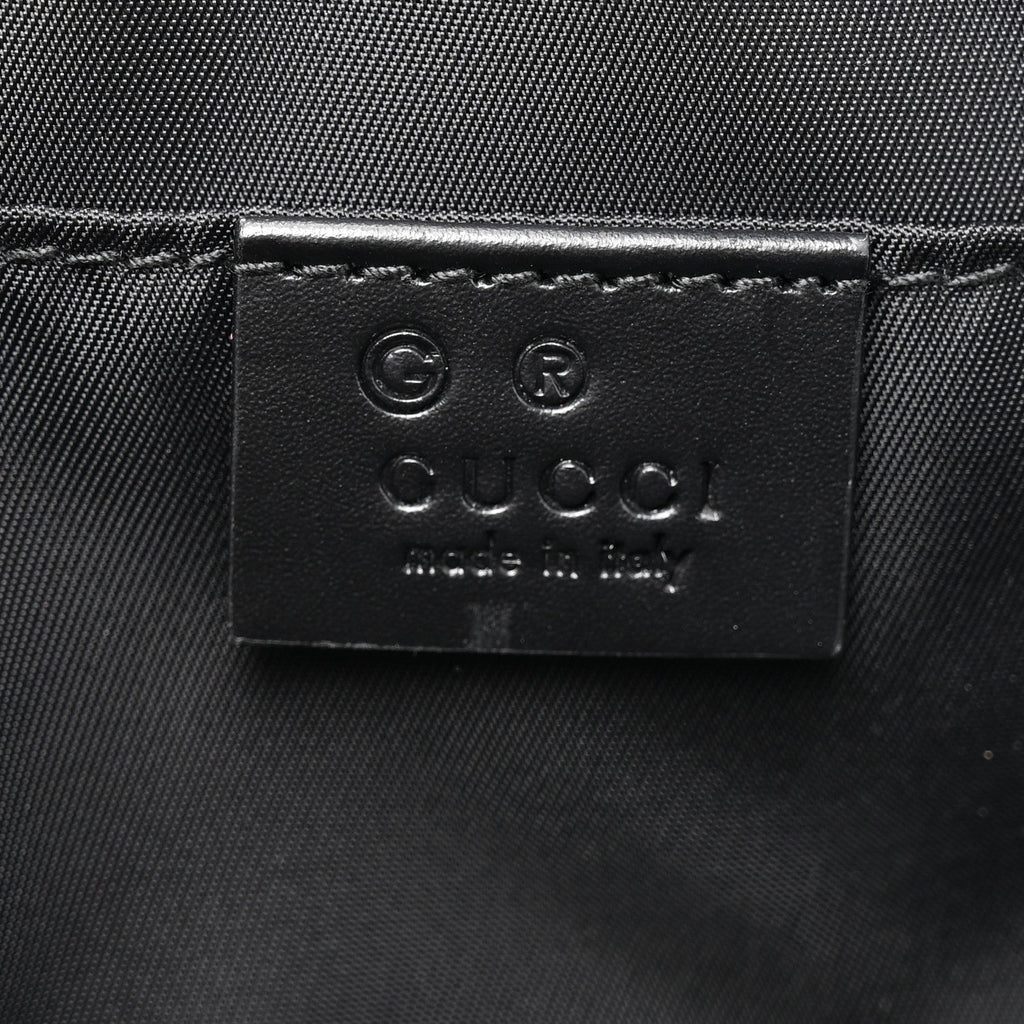 Canvas Web Slim Belt Bag Black