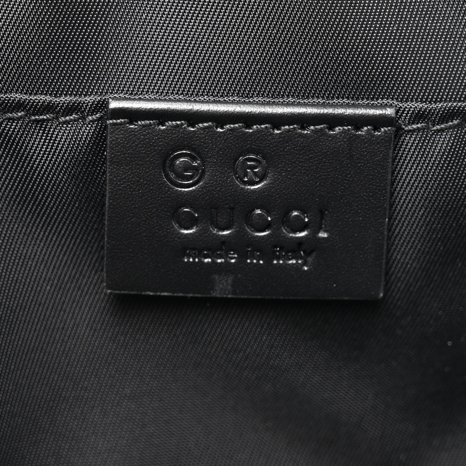 Canvas Web Slim Belt Bag Black
