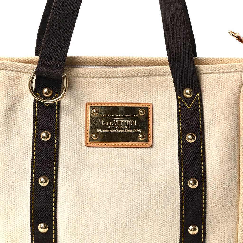 Toile Antigua Cabas MM Tote White