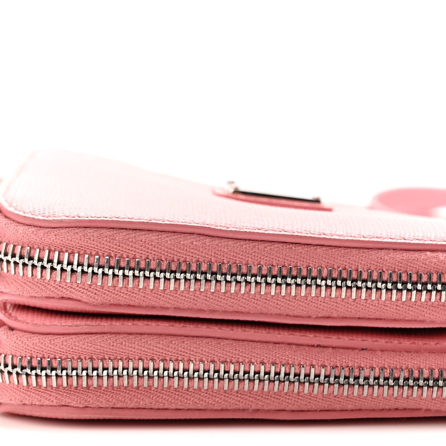 Saffiano Mini Triangle Crossbody Pouch Petalo