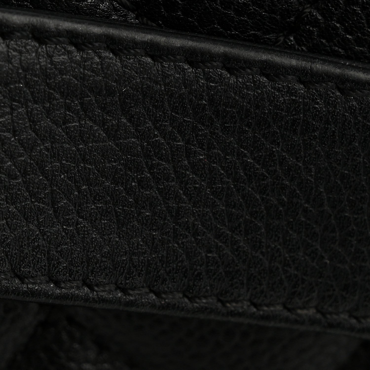 Caviar Quilted Petit Shopping Tote PST Black