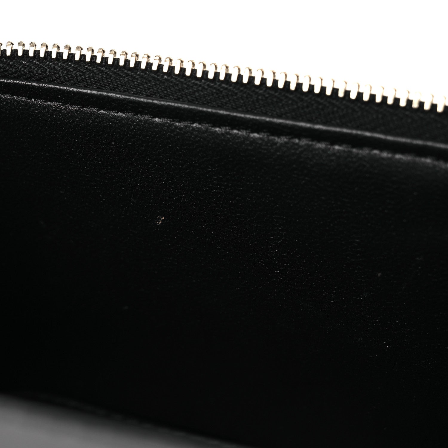 Lambskin Quilted Small Pillow Crush Vanity Case With Chain Black