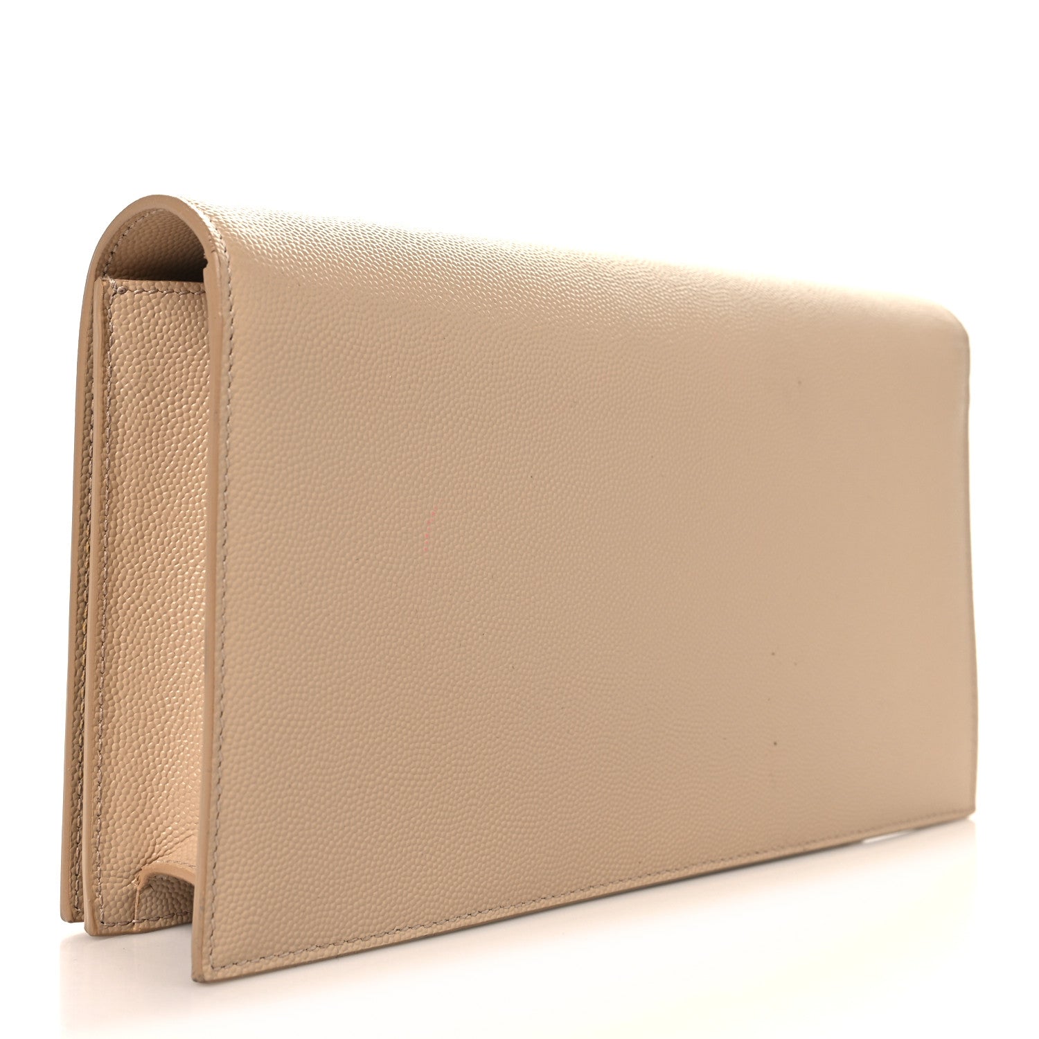 Grain De Poudre Classic Kate Monogram Clutch Nude Powder