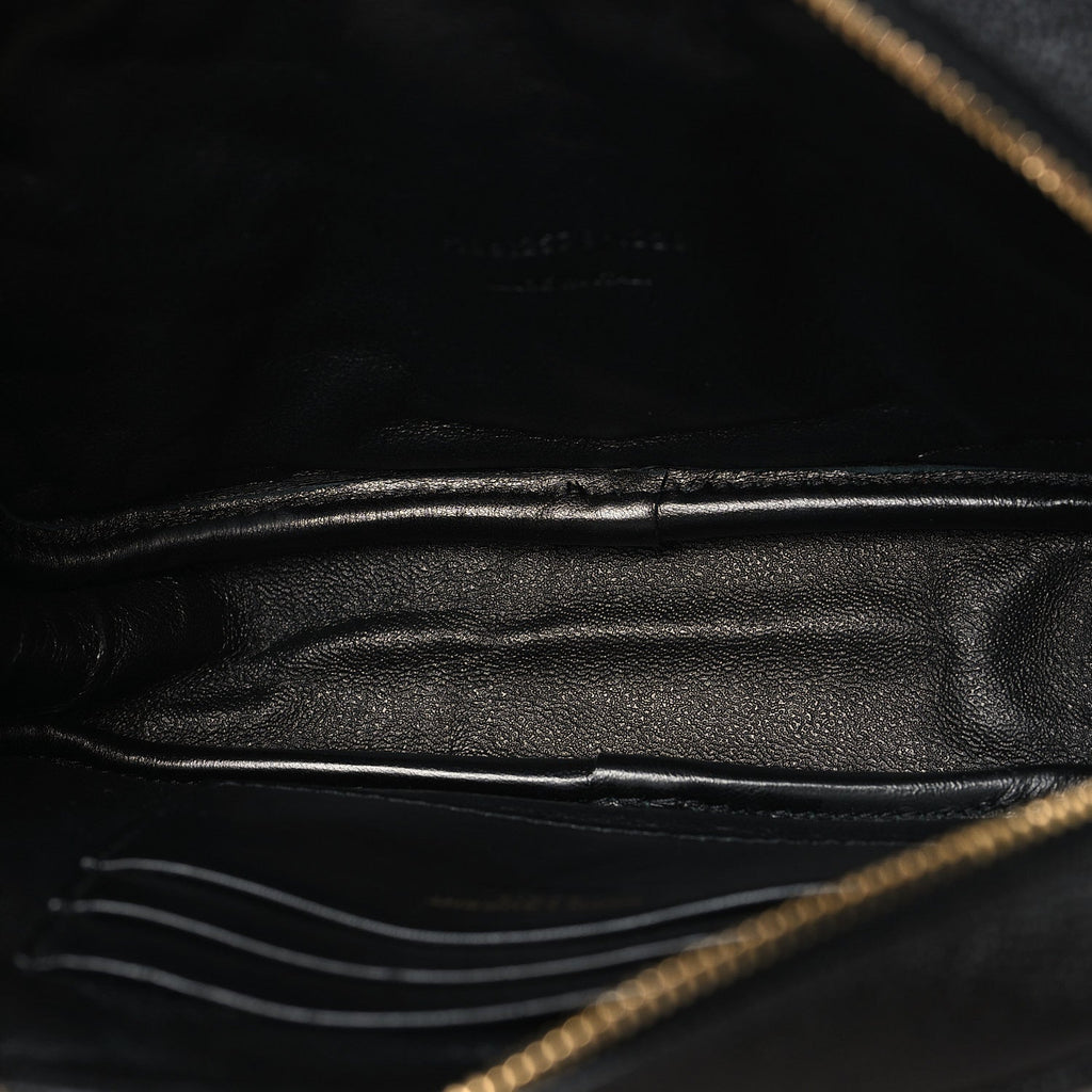 Grain De Poudre Matelasse Monogram Mini Lou Camera Bag Black