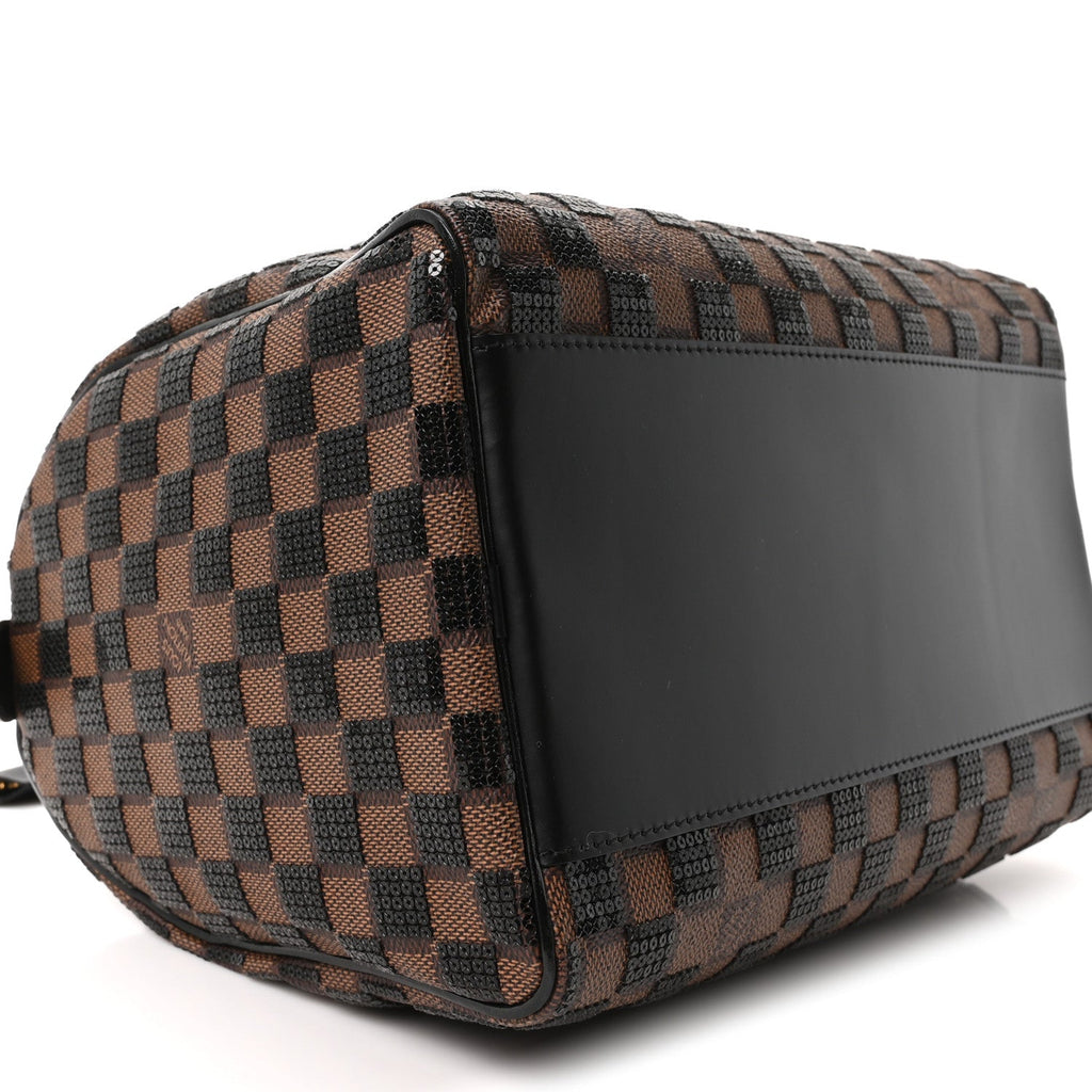 Damier Paillettes Speedy 30 Black