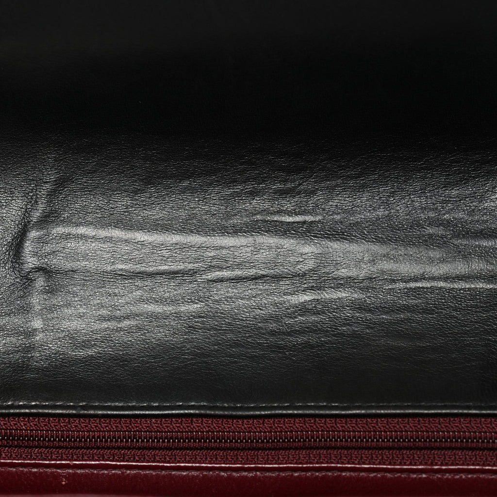 Lambskin Quilted Medium Single Flap Black