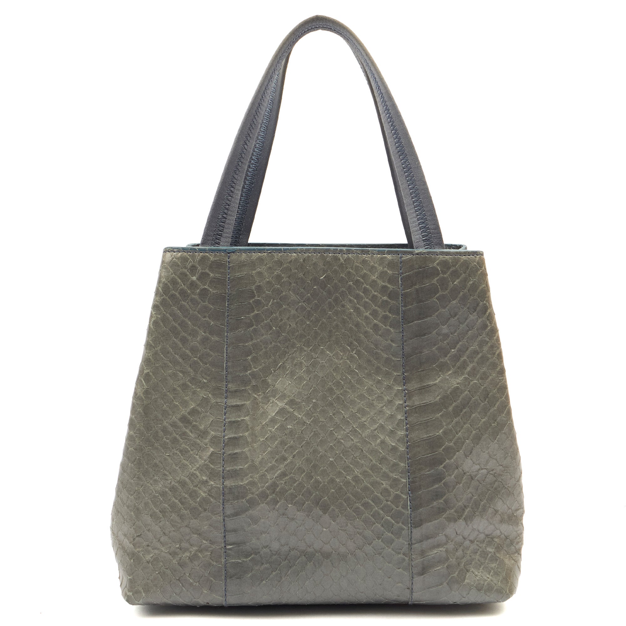 Prada Mini Bag Tote in Grey, Python Leather