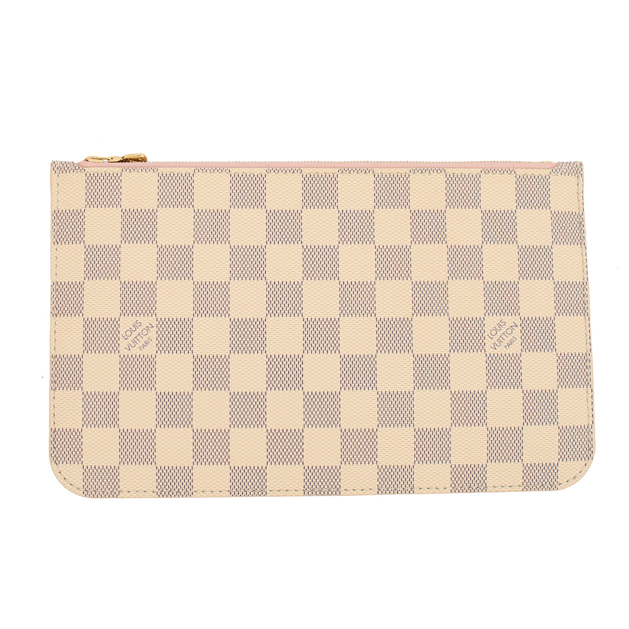 Louis Vuitton Tote Neverfull MM in Damier Azur, Canvas