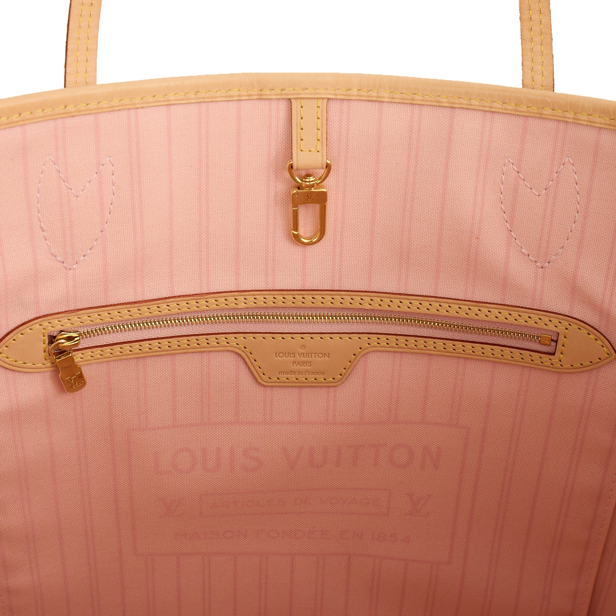 Louis Vuitton Tote Neverfull MM in Damier Azur, Canvas