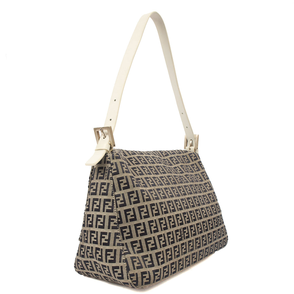 Fendi Shoulder Bag Mama in Zucca FF, Canvas