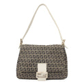 Fendi Shoulder Bag Mama in Zucca FF, Canvas
