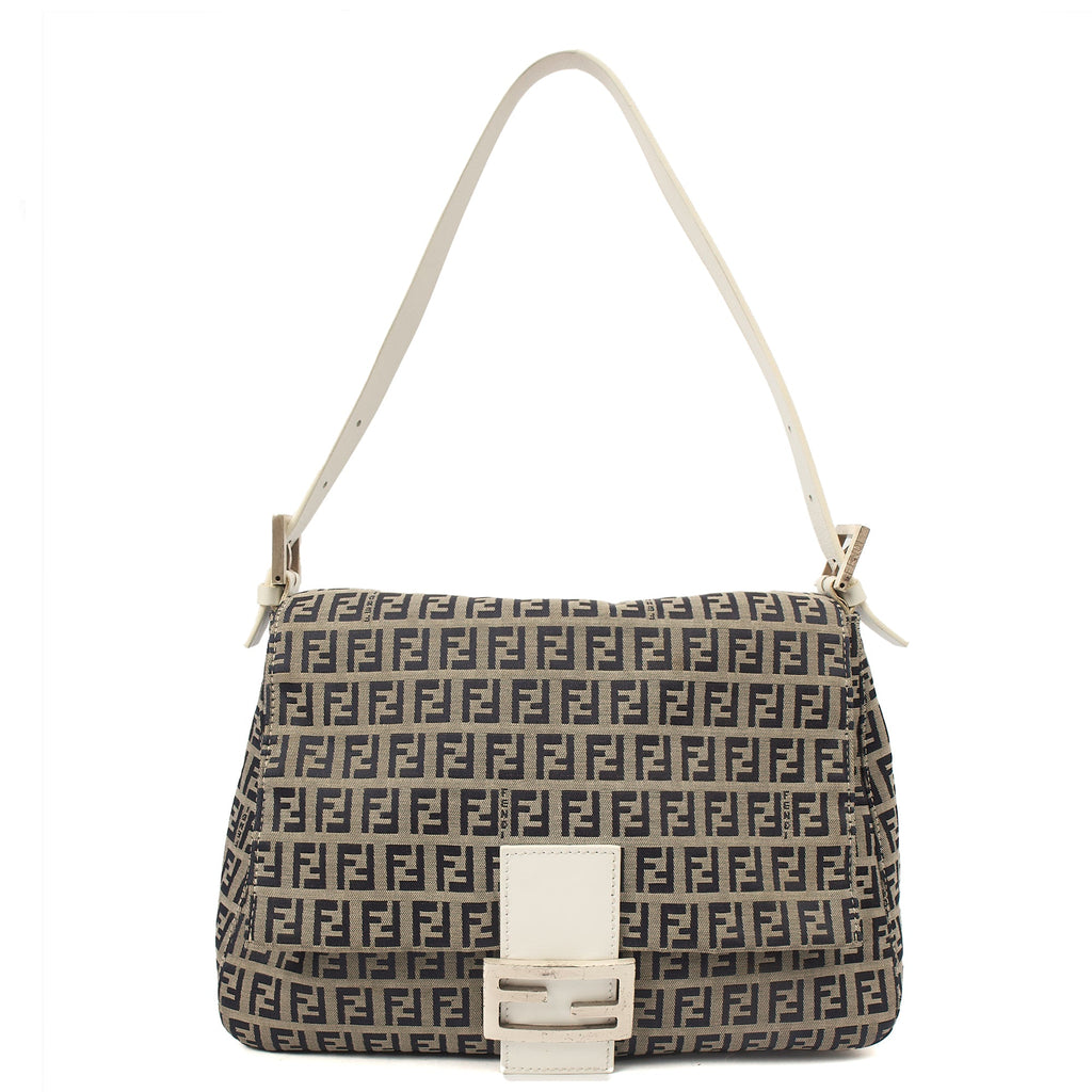 Fendi Shoulder Bag Mama in Zucca FF, Canvas