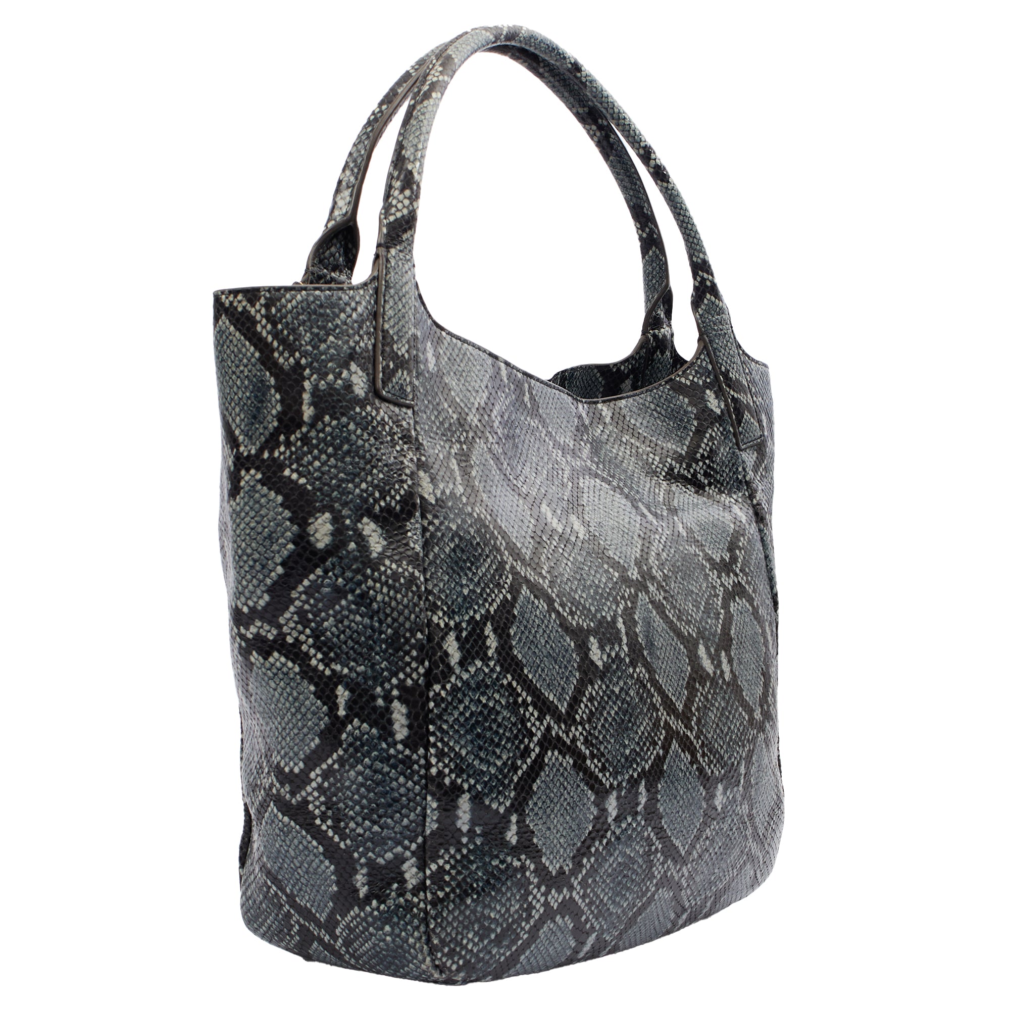 Anya Hindmarch Tote Shoulder Bag in Blue, Exotic Effect Leather