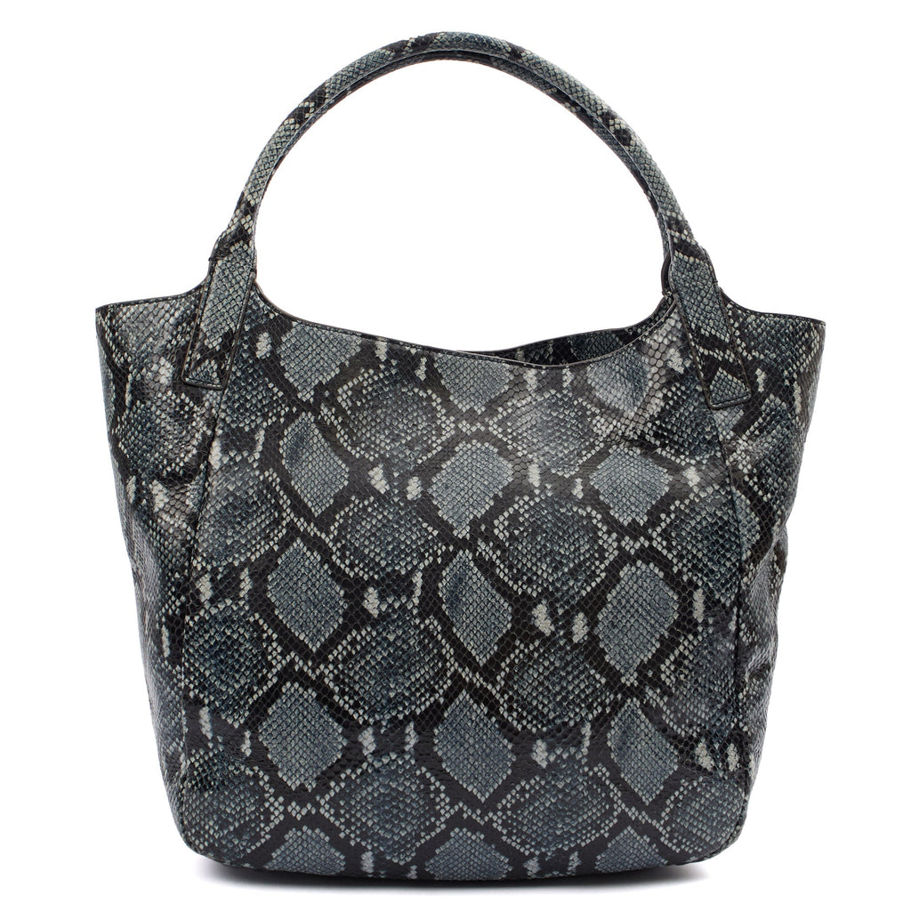 Anya Hindmarch Tote Shoulder Bag in Blue, Exotic Effect Leather
