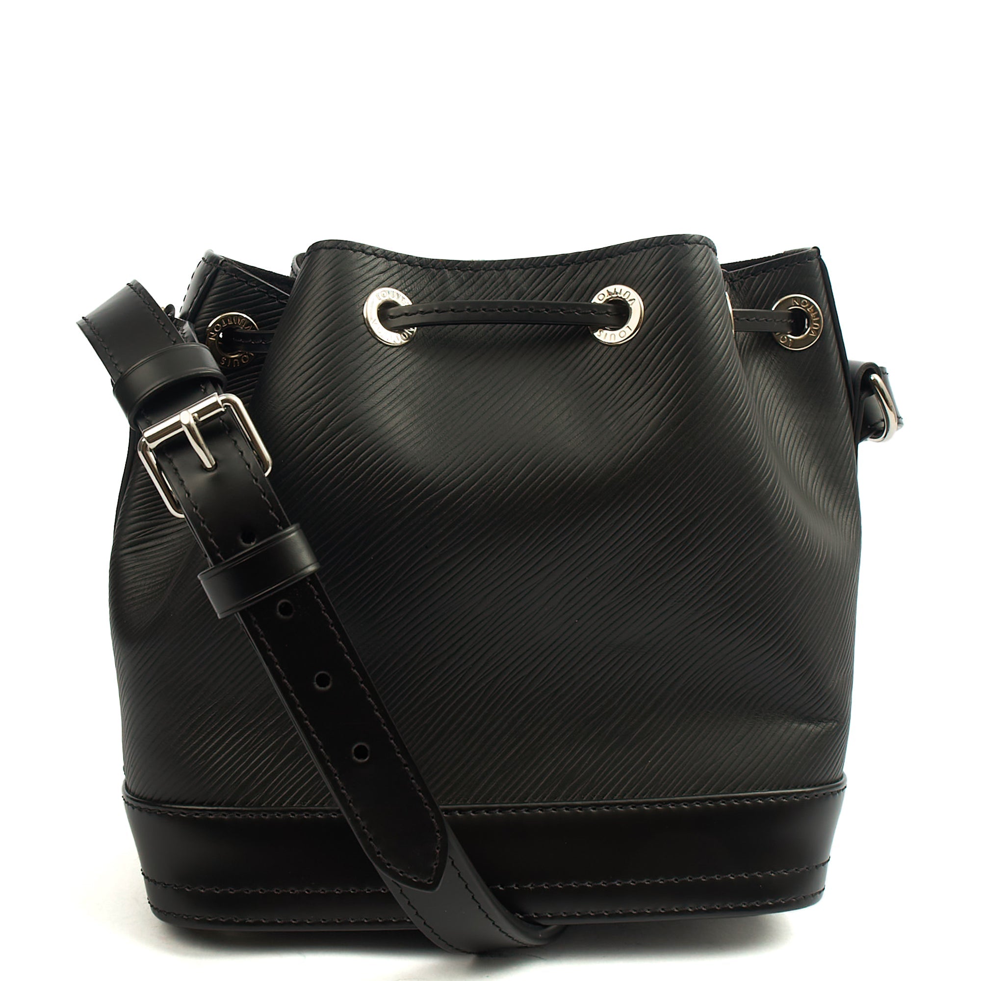 Louis Vuitton Bucket Bag Noe BB in Black, Epi Leather