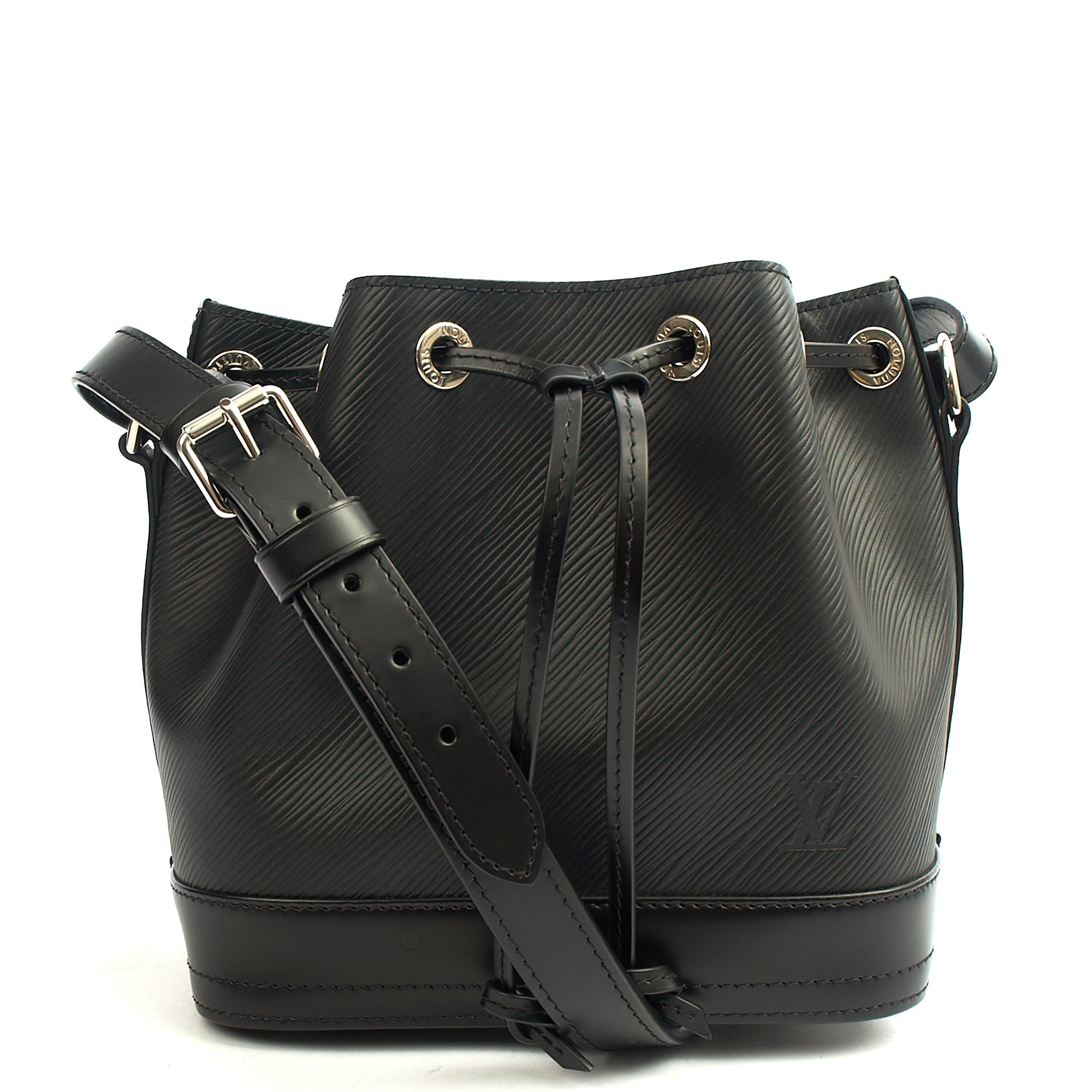 Louis Vuitton Bucket Bag Noe BB in Black, Epi Leather