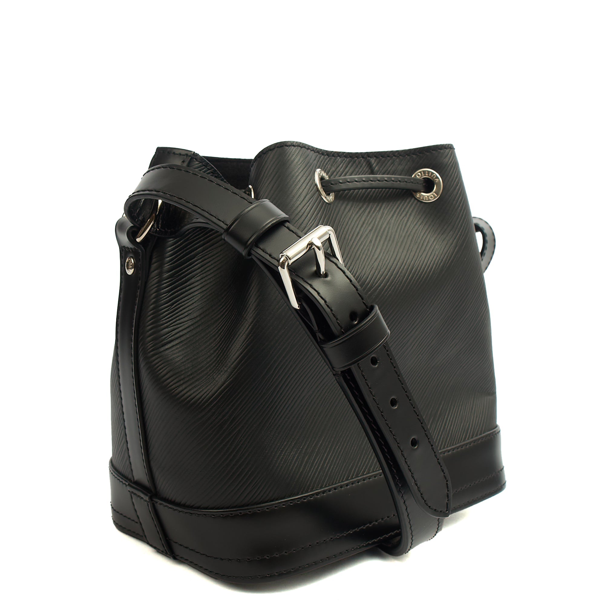Louis Vuitton Bucket Bag Noe BB in Black, Epi Leather