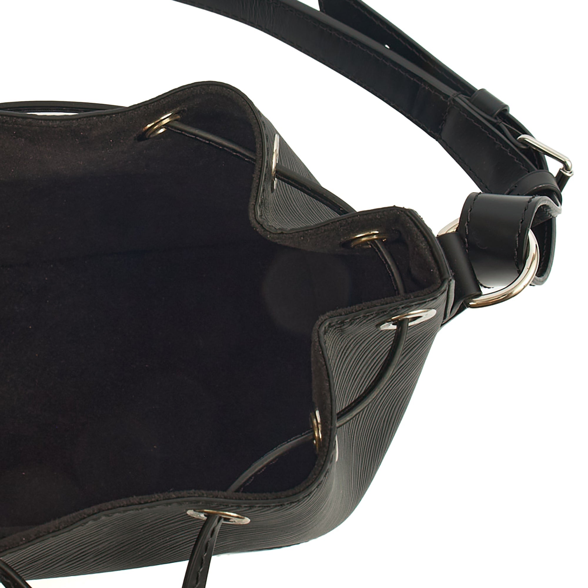 Louis Vuitton Bucket Bag Noe BB in Black, Epi Leather
