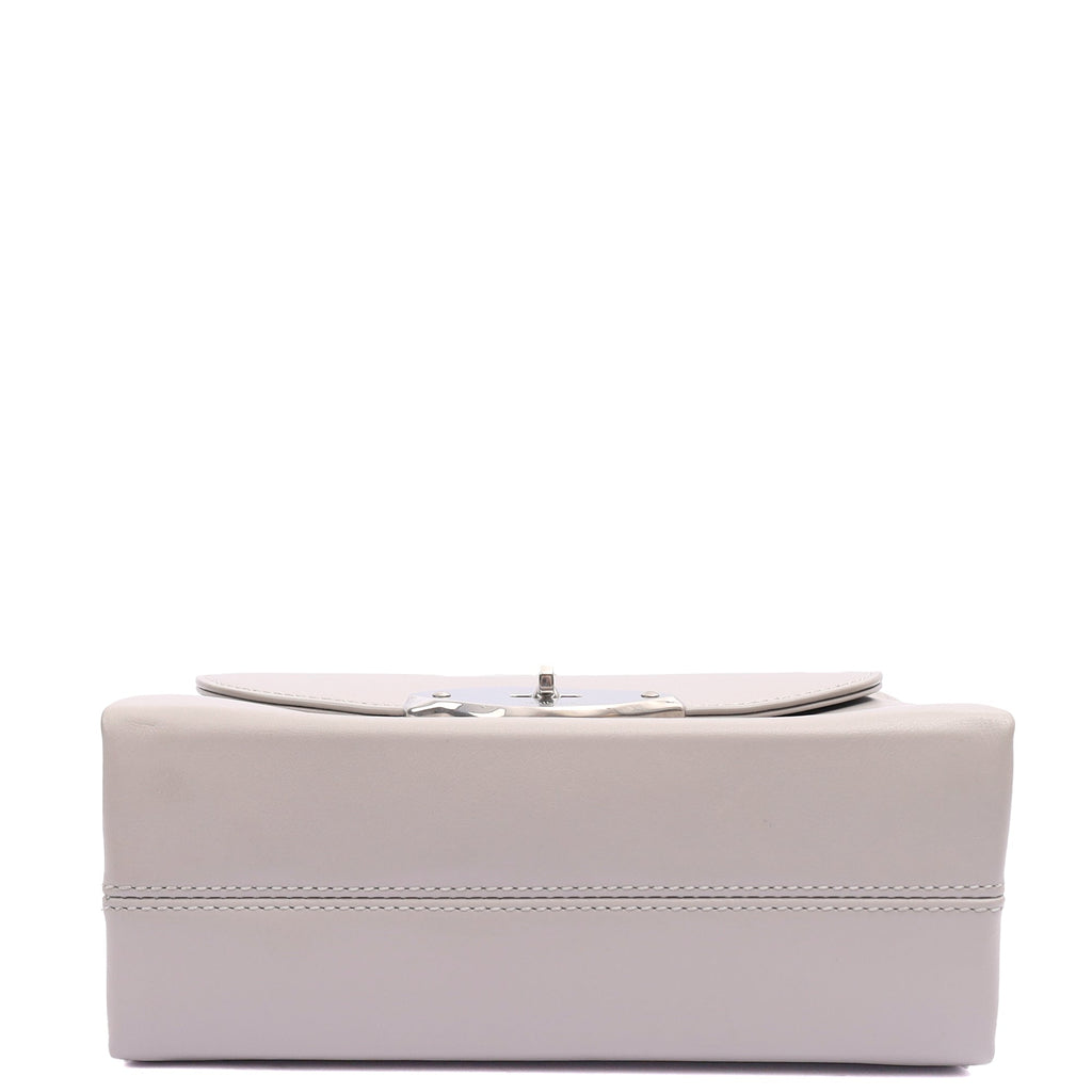 Mulberry Top Handle Lana in Powder Grey, Calfskin Leather