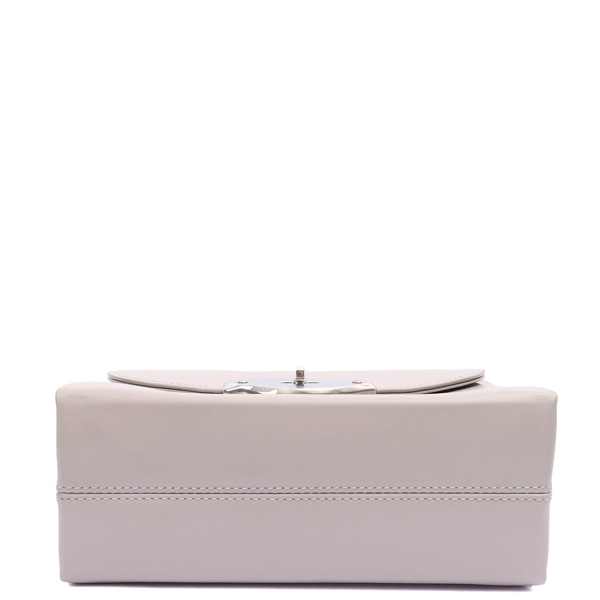Mulberry Top Handle Lana in Powder Grey, Calfskin Leather