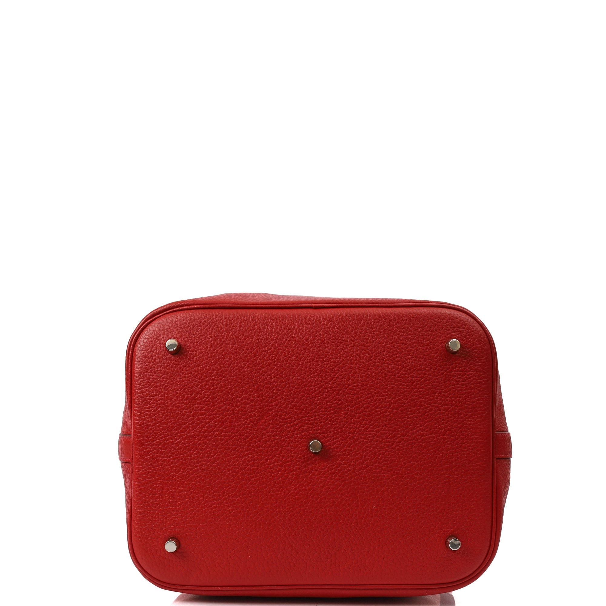 Hermes Tote Picotin 31 in Rouge Vif, Togo Leather