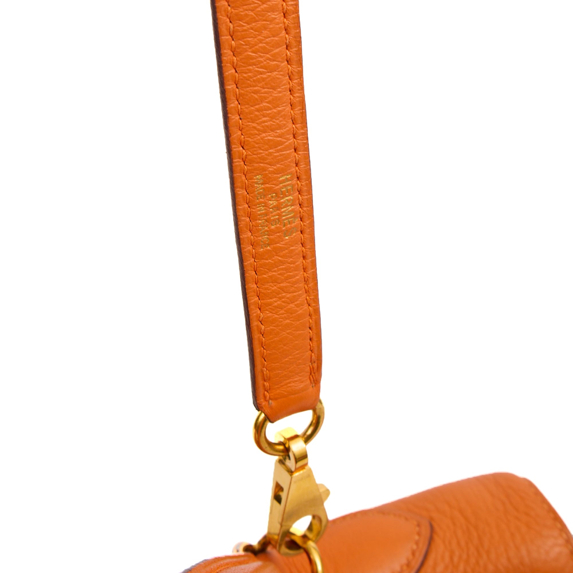 Hermes Tote Kelly 35 in Classic Orange, Togo Leather
