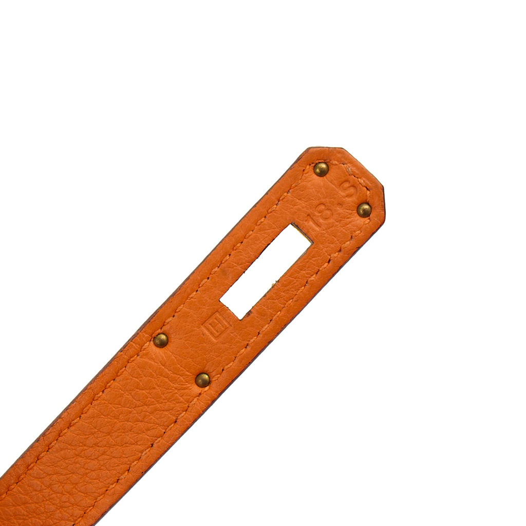 Hermes Tote Kelly 35 in Classic Orange, Togo Leather