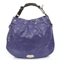 Mulberry Shoulder Bag Mitzy Hobo in Purple, Calfskin Leather