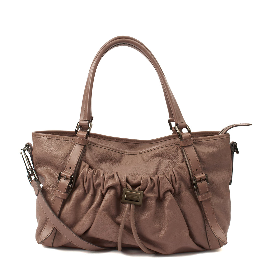 Burberry Tote Shoulder Bag in Pink, Leather