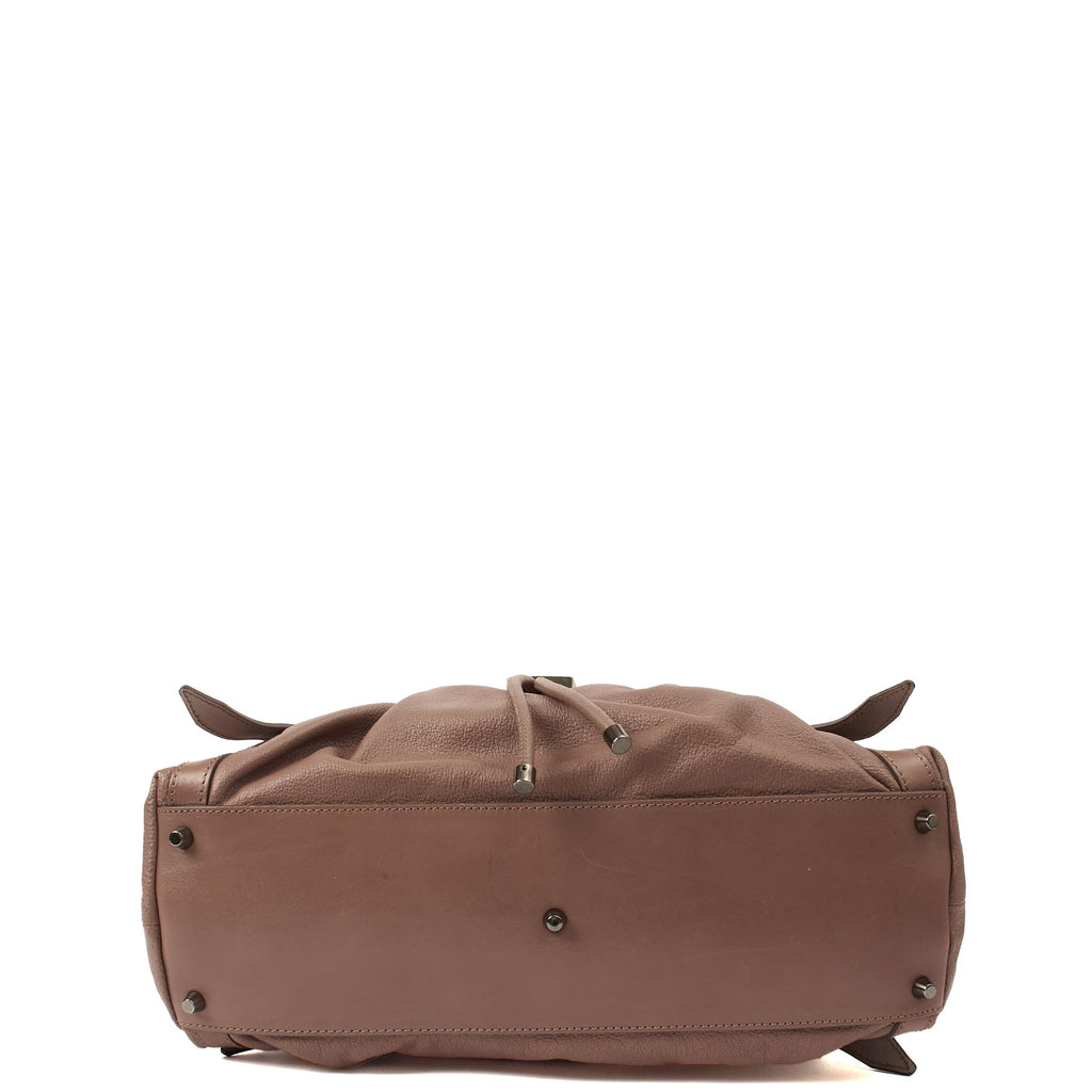 Burberry Tote Shoulder Bag in Pink, Leather