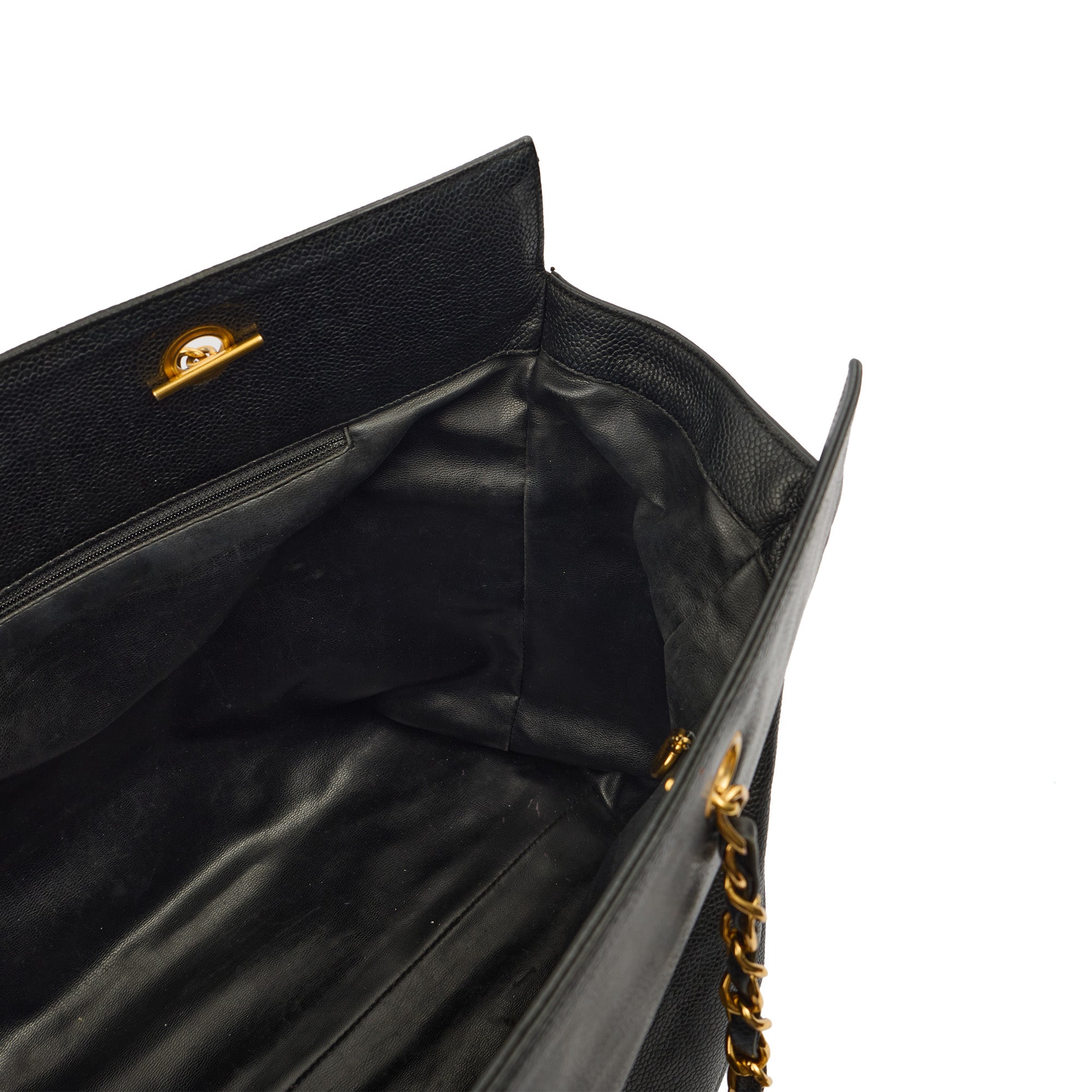 Chanel Tote Tote in Black, Caviar Leather