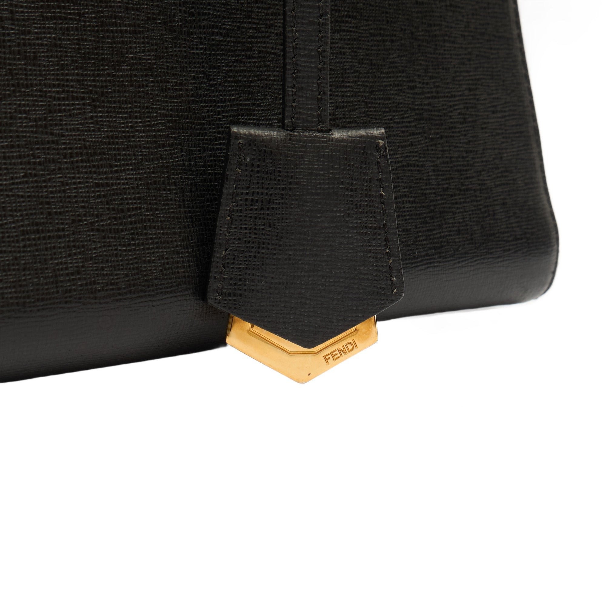 Fendi Shoulder Bag 2Jour - Medium  in Black, Leather