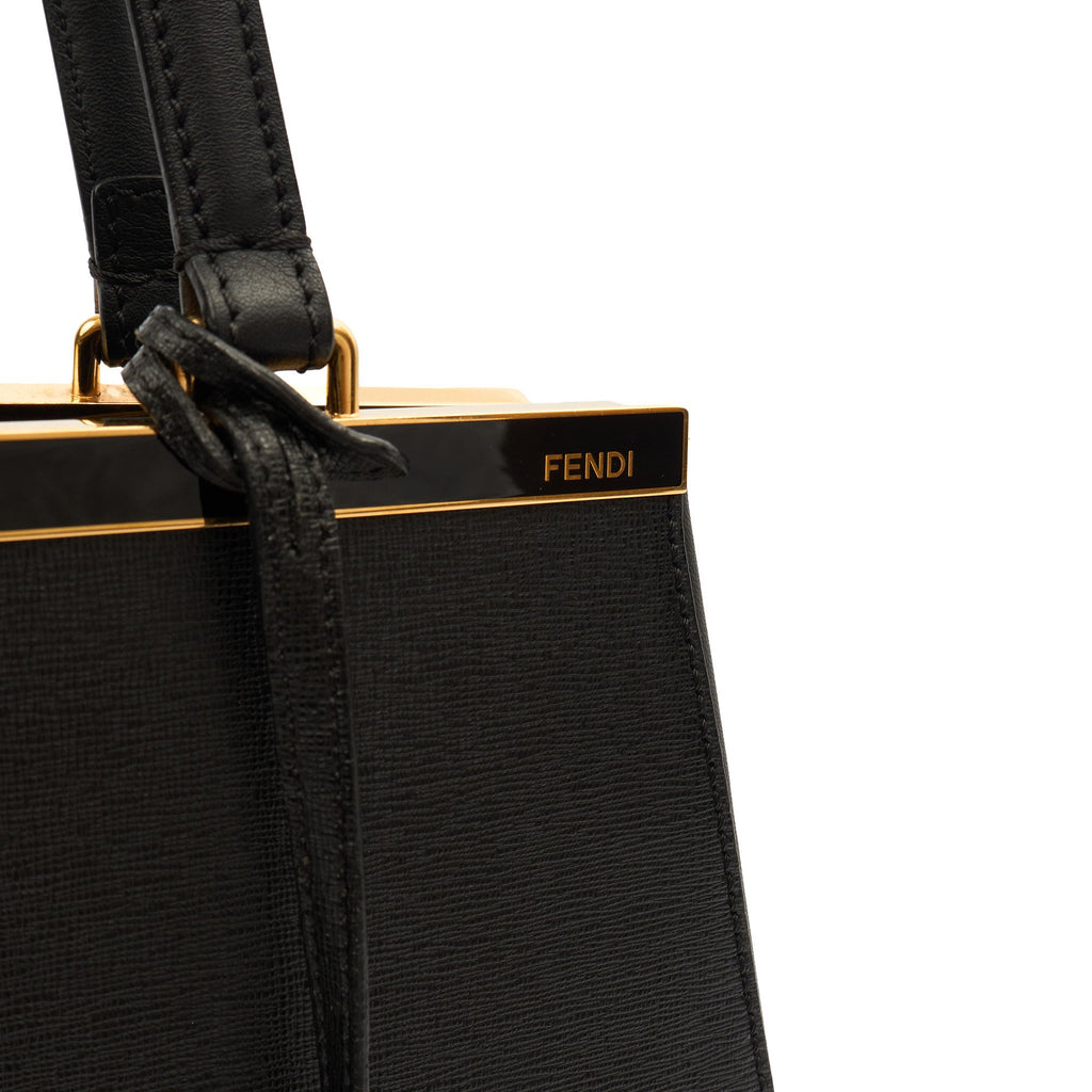 Fendi Shoulder Bag 2Jour - Medium  in Black, Leather