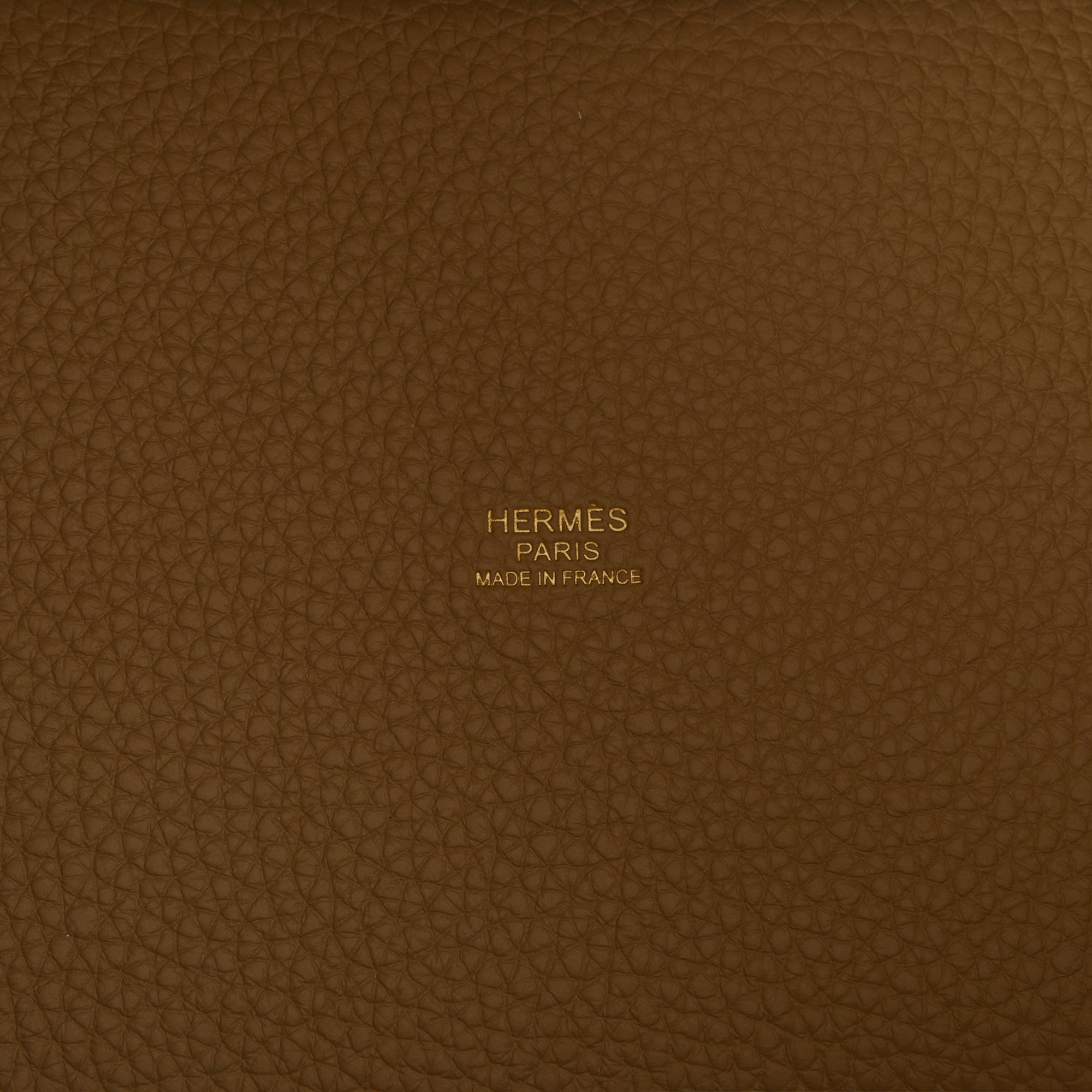 Hermes Tote Picotin 18 in Trench, Clemence Leather