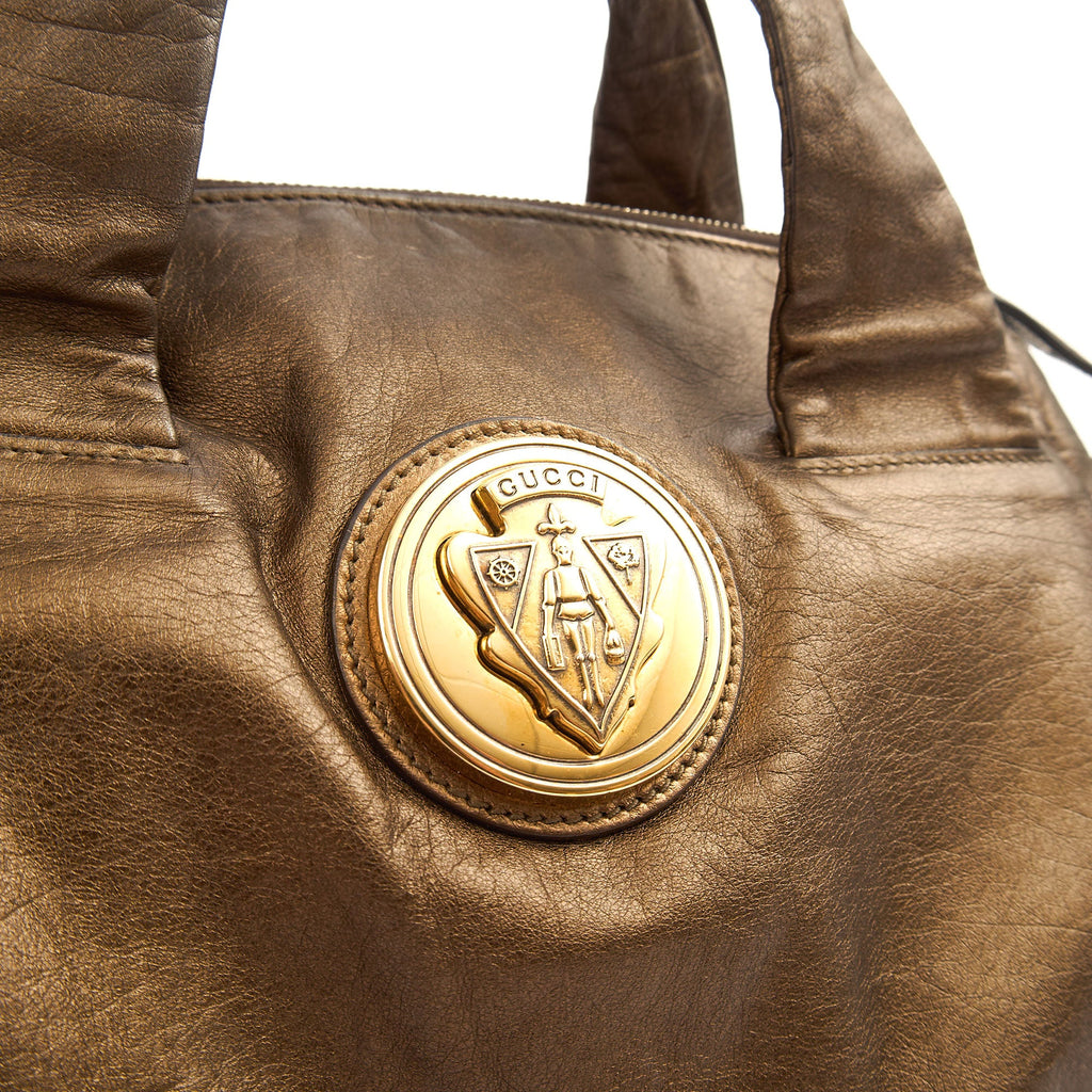 Gucci Tote Hysteria Hobo - Medium in Bronze, Leather