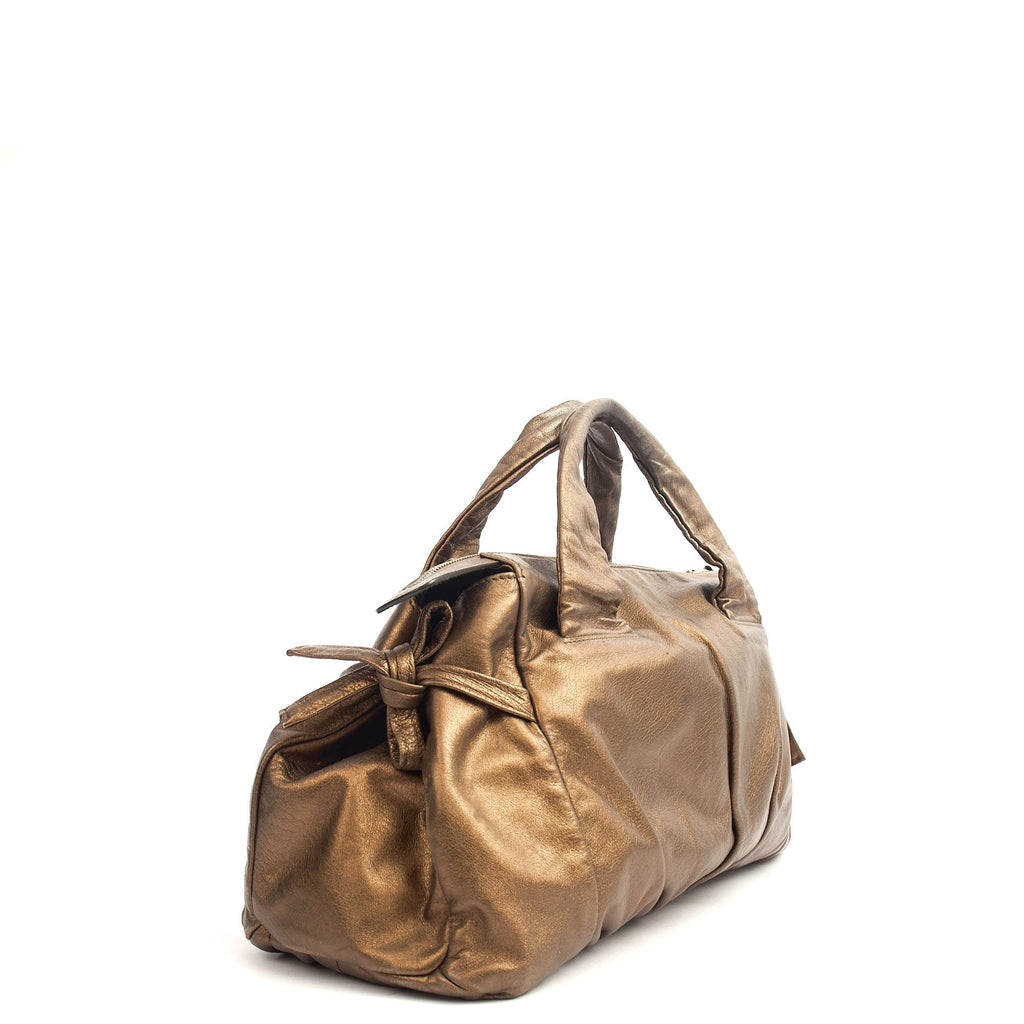 Gucci Tote Hysteria Hobo - Medium in Bronze, Leather