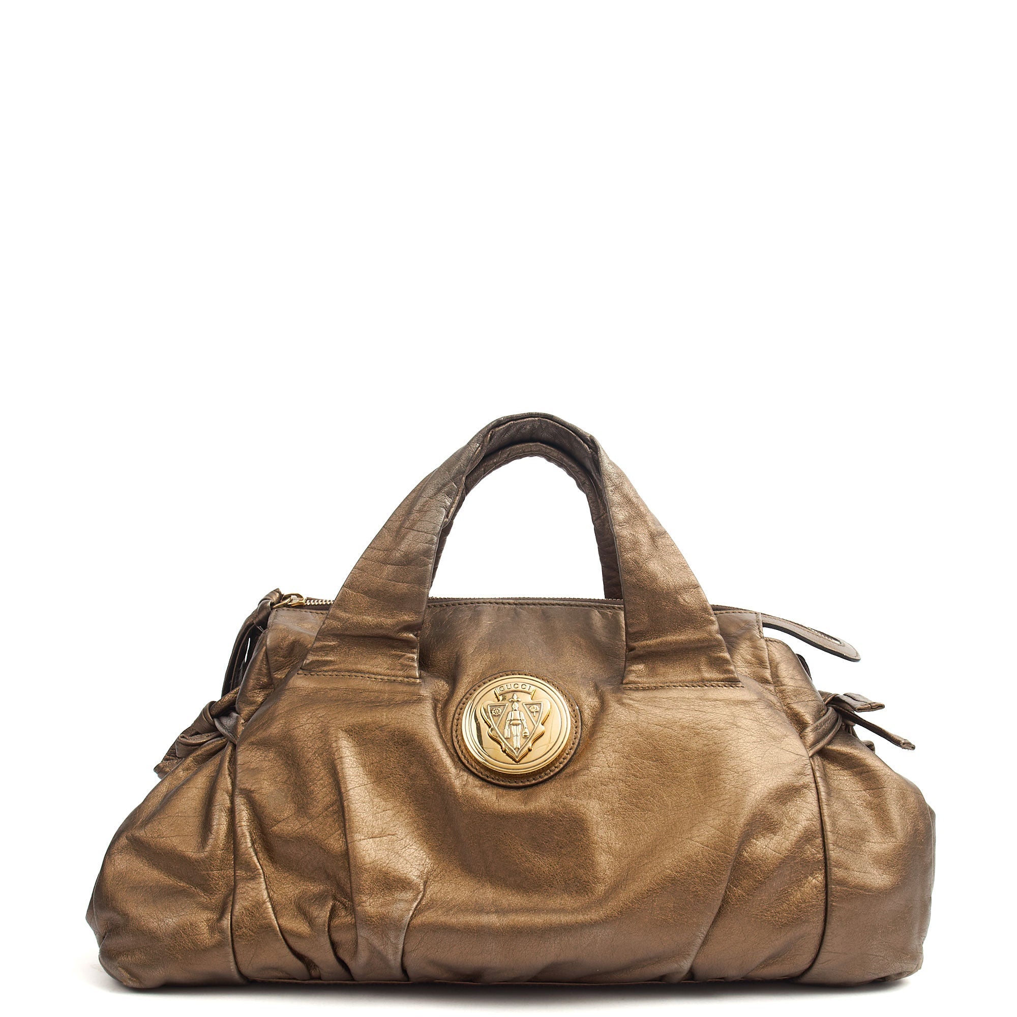 Gucci Tote Hysteria Hobo - Medium in Bronze, Leather