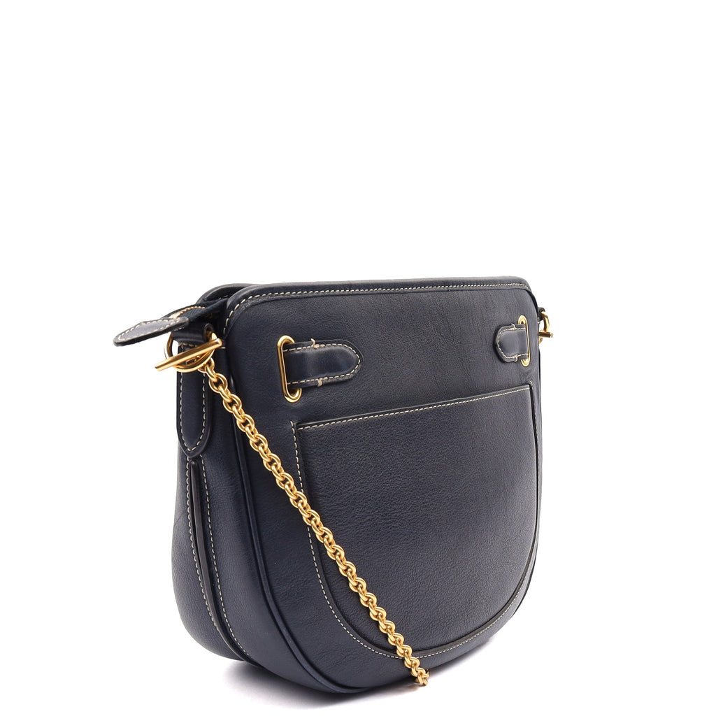 Mulberry Cross Body Brockwell in Navy, Calfskin Leather
