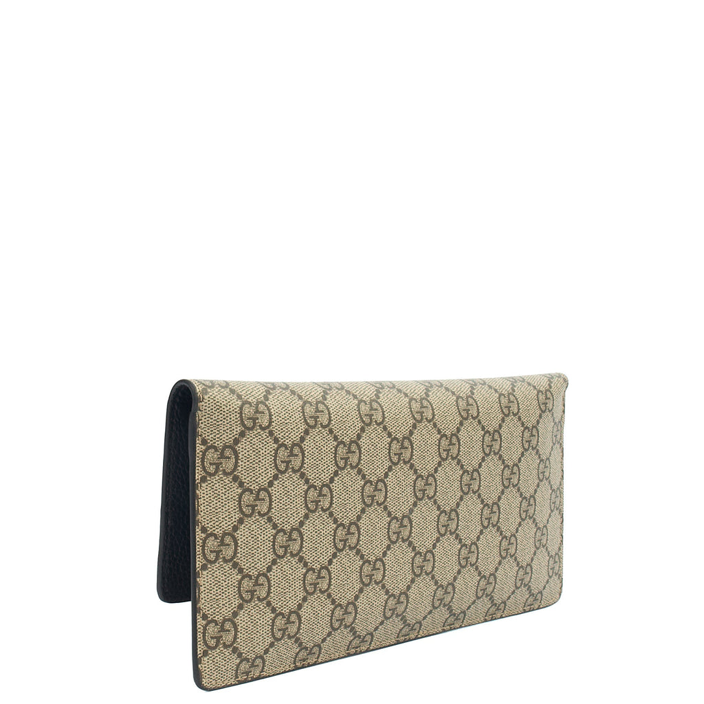 Gucci Purse Wallet in GG Supreme, Leather