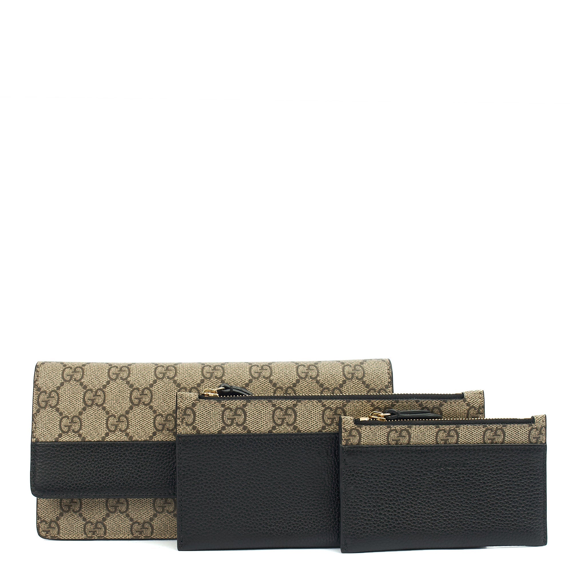 Gucci Purse Wallet in GG Supreme, Leather