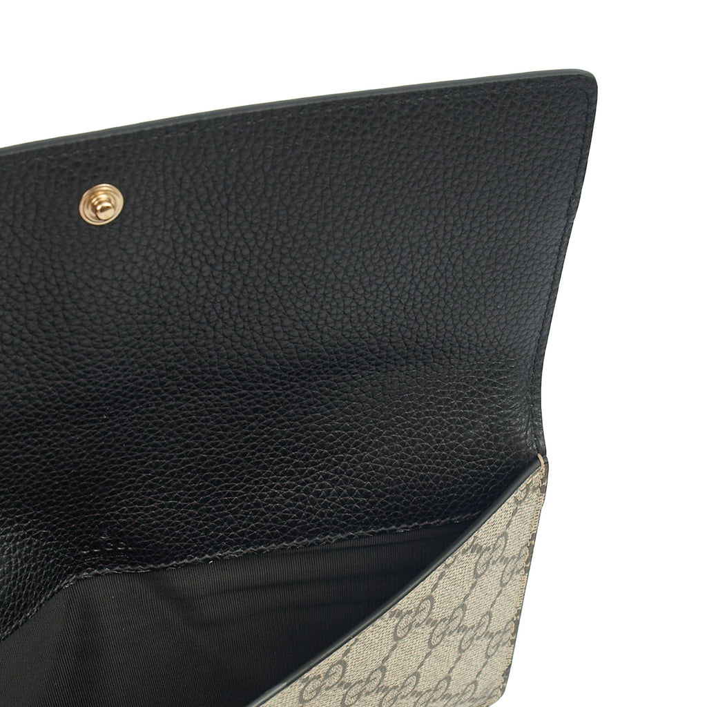Gucci Purse Wallet in GG Supreme, Leather