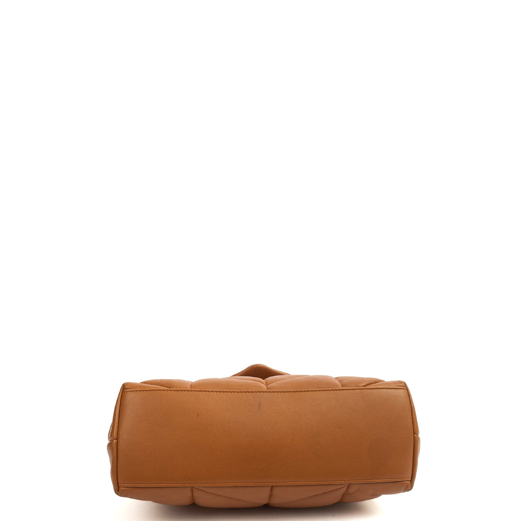 Saint Laurent Shoulder Bag Puffer - Medium in Brown, Leather