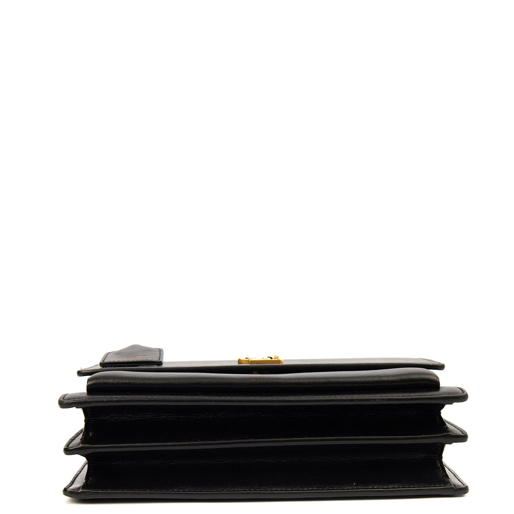Saint Laurent Cross Body Sunset - Medium in Black, Leather
