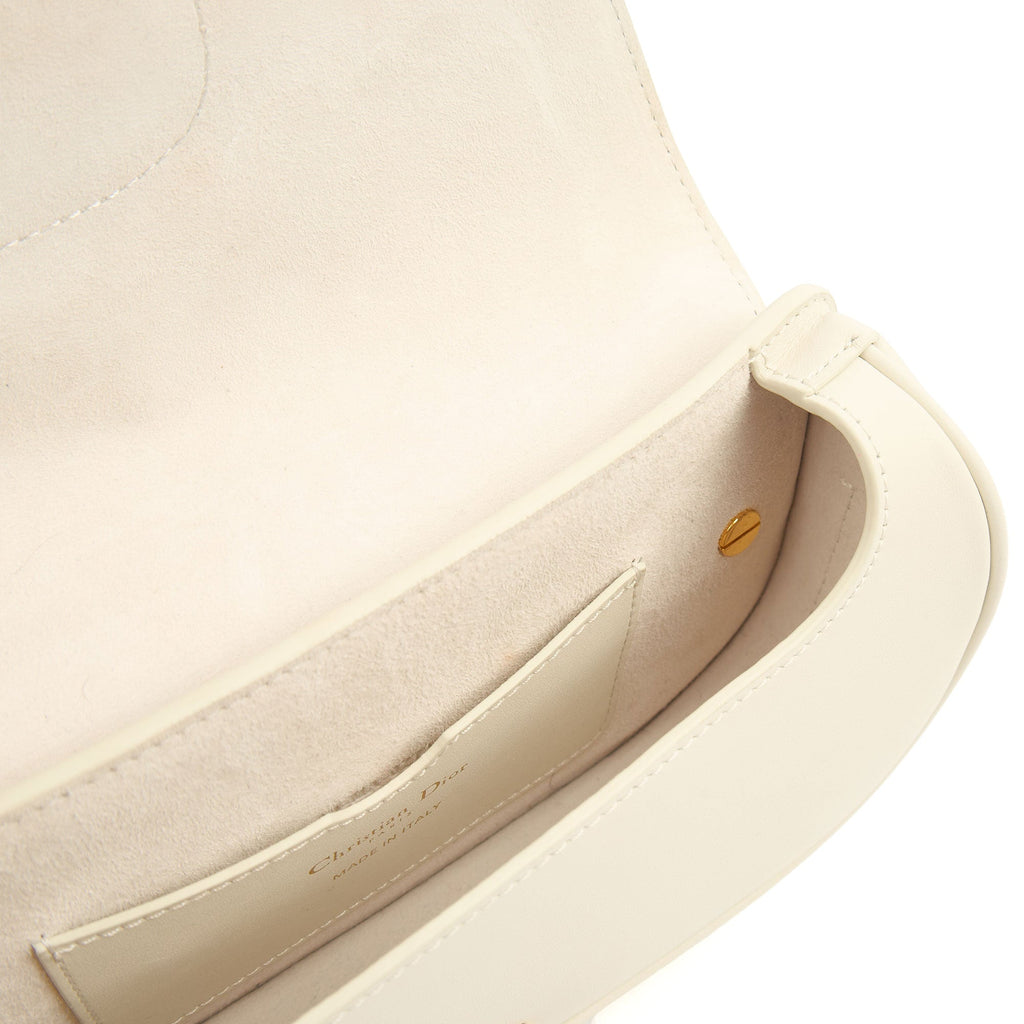 Christian Dior Shoulder Bag Bobby - Small in White, Calfskin