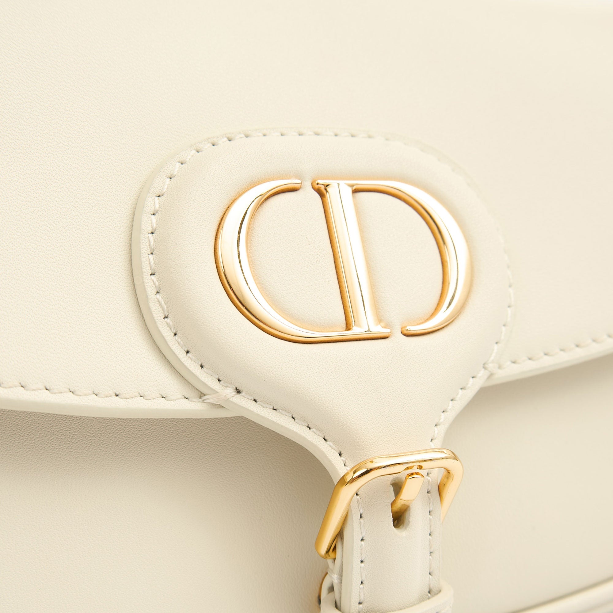 Christian Dior Shoulder Bag Bobby - Small in White, Calfskin