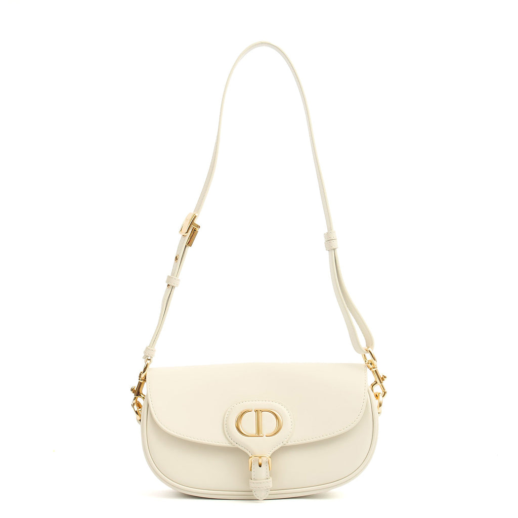 Christian Dior Shoulder Bag Bobby - Small in White, Calfskin