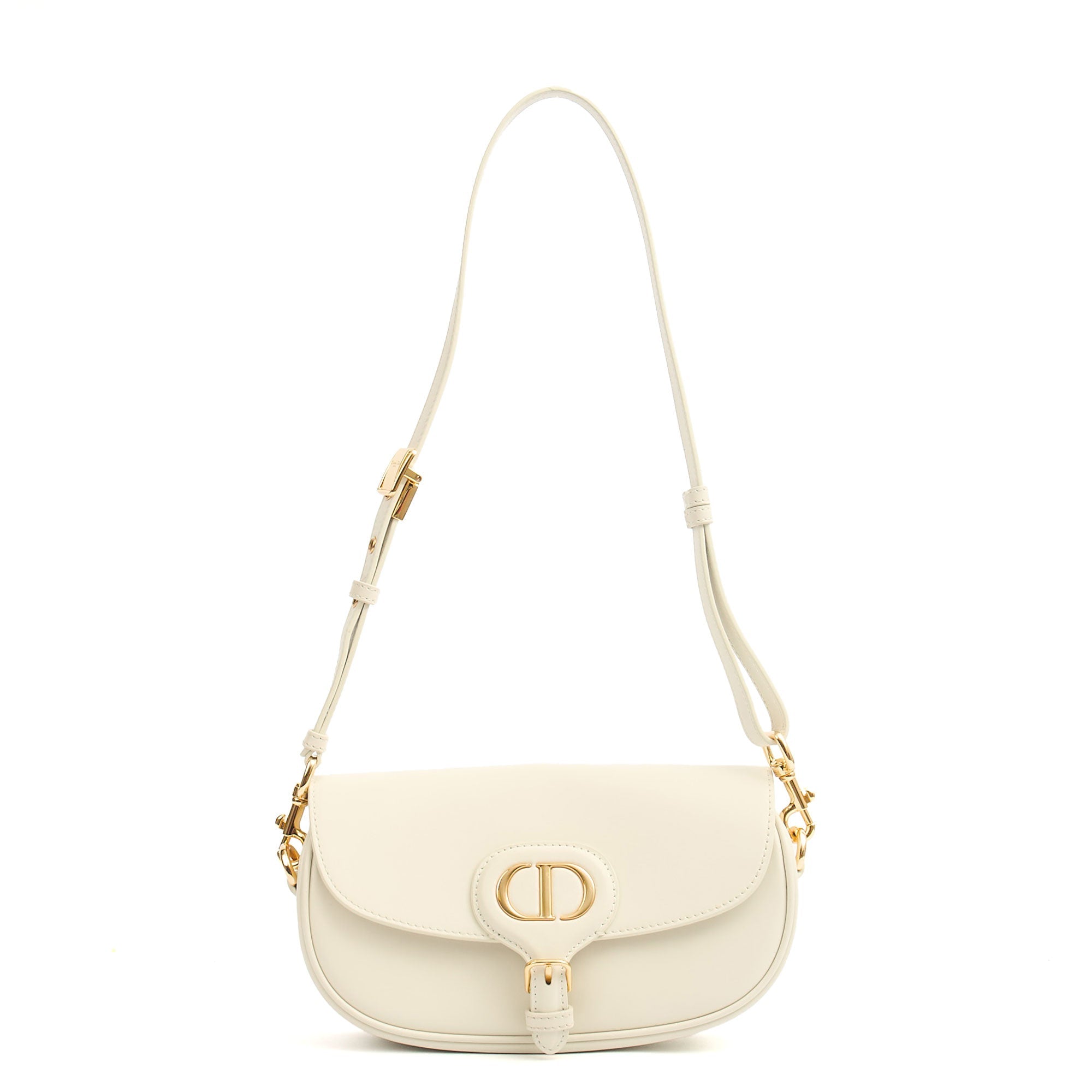 Christian Dior Shoulder Bag Bobby - Small in White, Calfskin