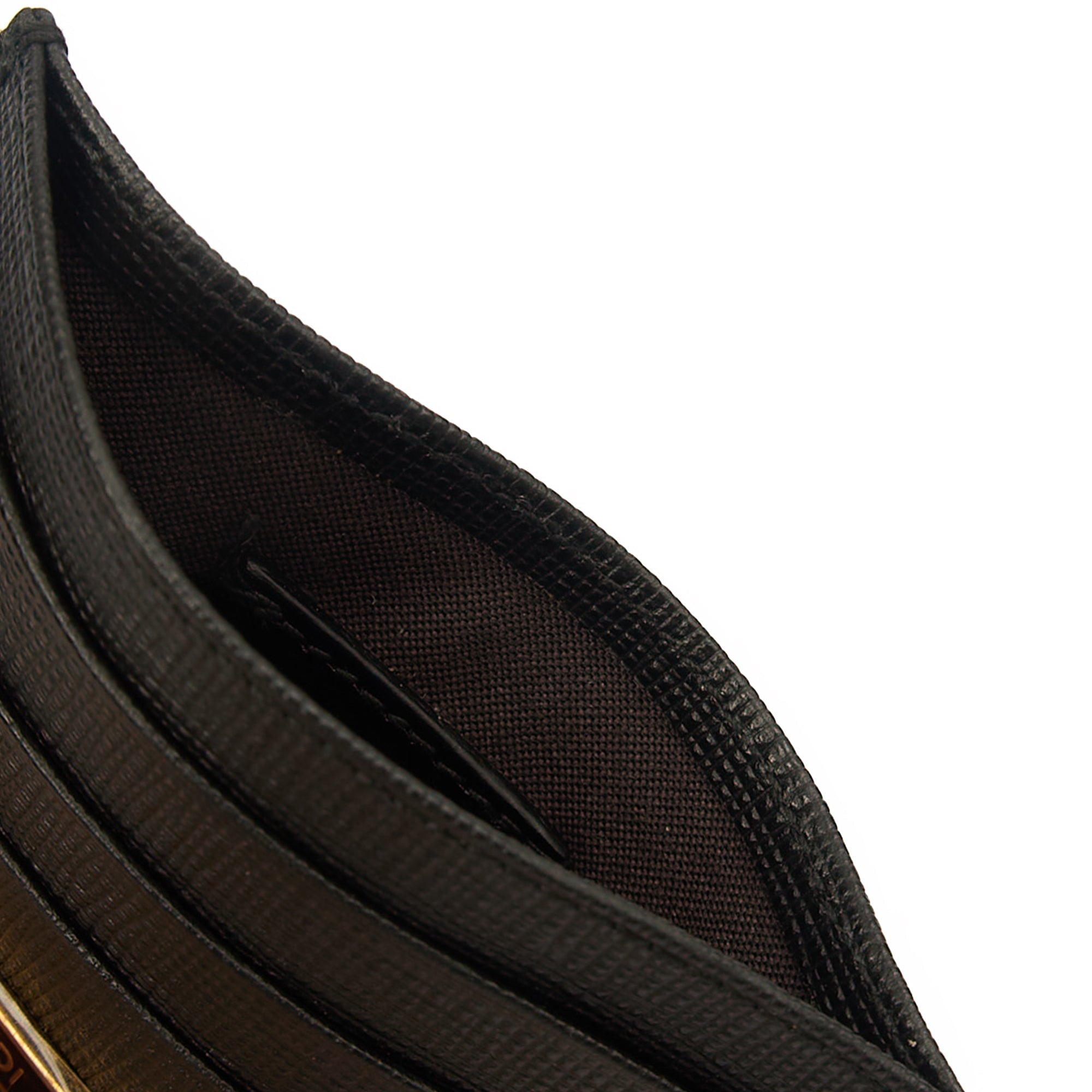 Fendi Wallet  Holder in Black, Leather