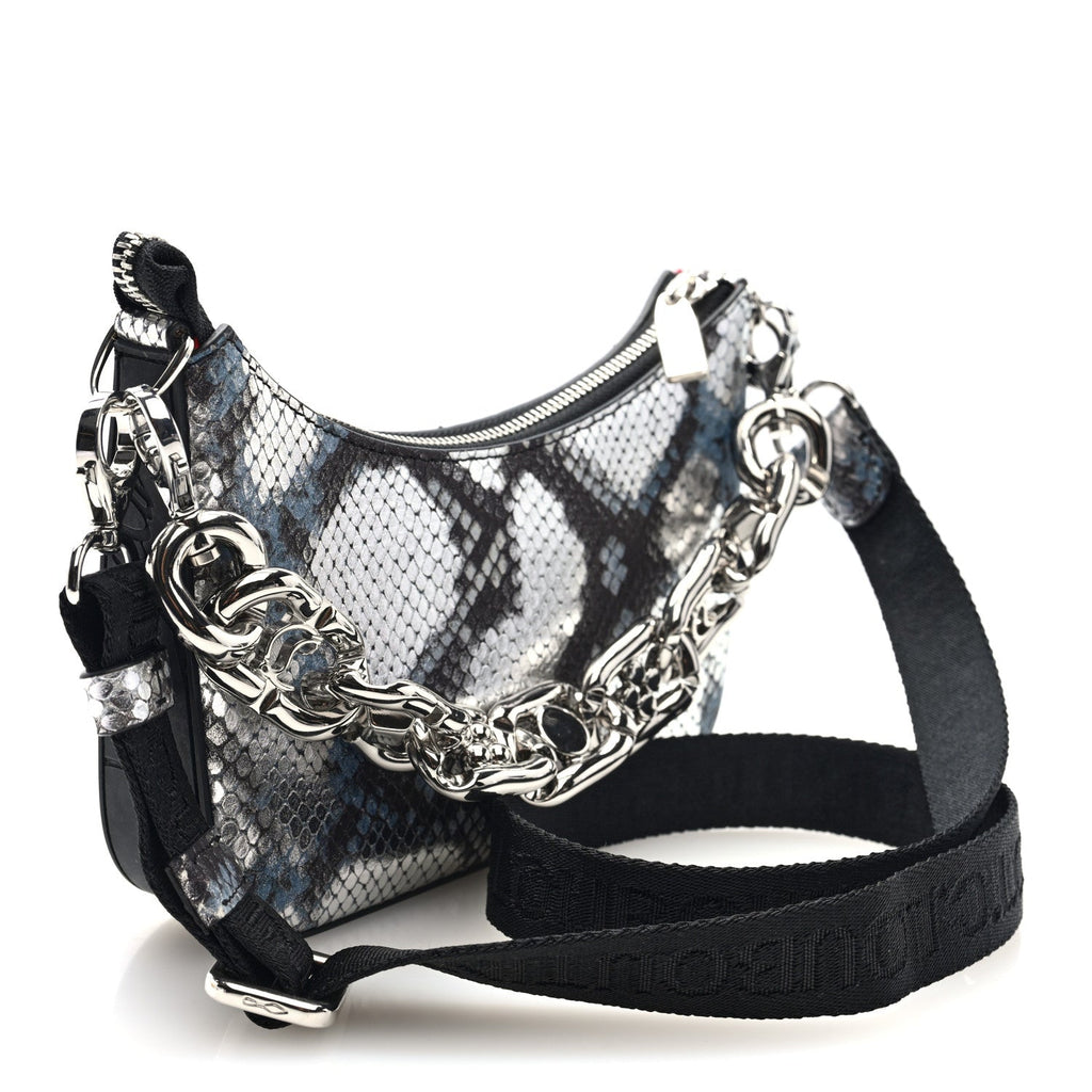 Calfskin Amazonia Loubila Mini Chain Shoulder Bag Multicolor